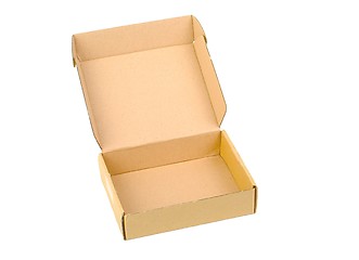 Image showing Cardboard Box Open