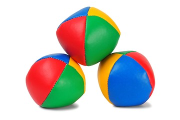 Image showing Juggling balls