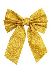 Image showing Christmas bow on white