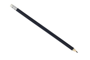 Image showing Black pencil on white