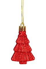 Image showing Christmas bauble on white