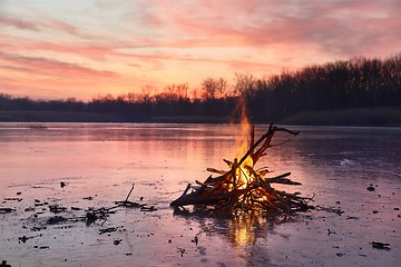 Image showing Fire And Ice