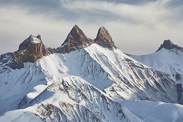 Image showing Mountains in winter