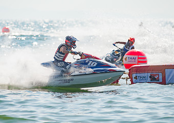 Image showing Jet Ski World Cup 2017 in Thailand