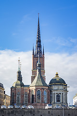 Image showing Riddarholmen Church in Stockholm Sweden