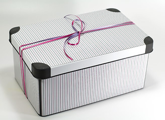 Image showing metal gift box