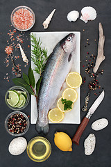 Image showing Rainbow Trout Health Food