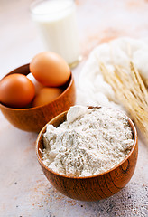 Image showing ingredients for baking