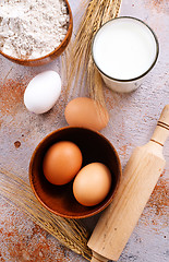 Image showing ingredients for baking