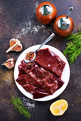 Image showing raw liver