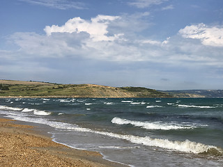 Image showing Preston Beach and Dorset Coastline
