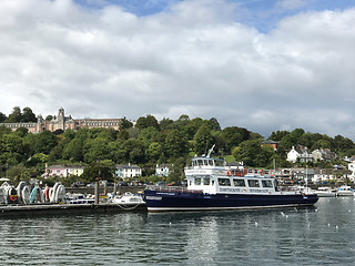 Image showing Dartmouth Castle Riverboat and Naval College