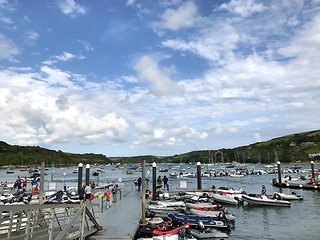 Image showing Salcombe Harbour and Ferry Terminal