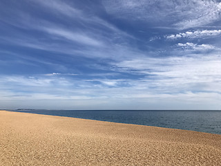 Image showing Deserted Pebble Beach