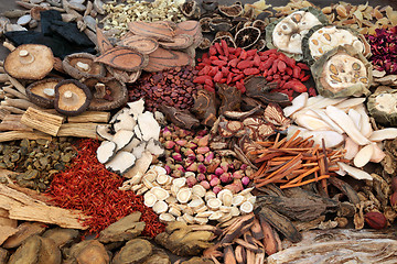 Image showing Traditional Chinese Herbs