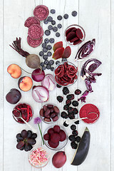 Image showing Healthy Eating with Anthocyanin Food