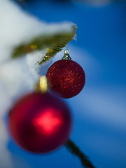 Image showing christmas tree ball decoration