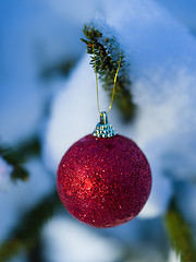 Image showing christmas tree ball decoration