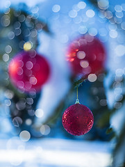 Image showing christmas tree ball decoration