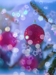 Image showing christmas tree ball decoration