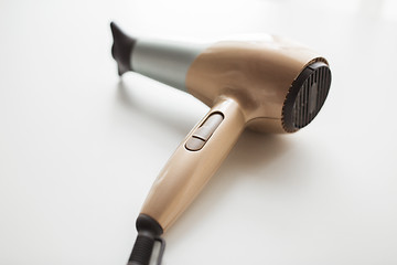 Image showing hairdryer on white background