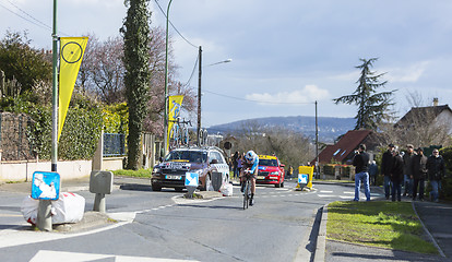 Image showing The Cyclist Pierre-Roger Latour - Paris-Nice 2016