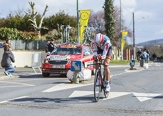 Image showing The Cyclist Jelle Vanendert - Paris-Nice 2016 