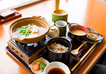 Image showing Japanese meal, Tofu cuisine