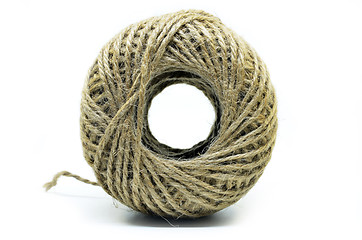 Image showing Linen string isolated