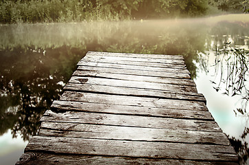 Image showing Fishermans bridge in the morning