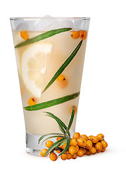 Image showing Lemonade from sea buckthorn