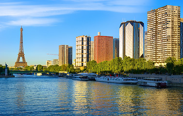 Image showing Paris in the evening