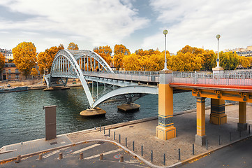 Image showing Arch footbridge Passerelle 