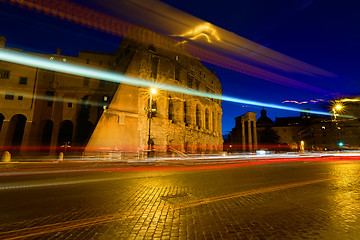 Image showing Colosseum twilight, Italy