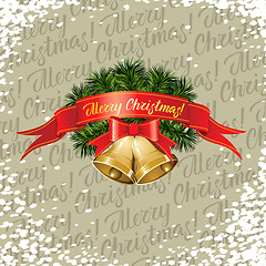 Image showing Vector Seamless pattern of Christmas and New Year elements