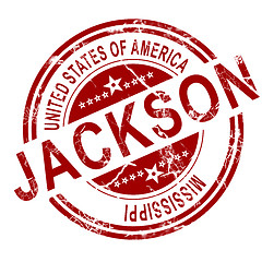 Image showing Jackson stamp with white background