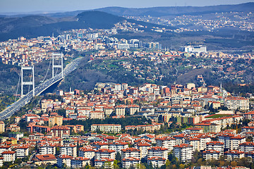 Image showing Fatih Sultan Mehmet Bridge. Istanbul,Turkey