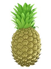 Image showing pineapple.3d illustration