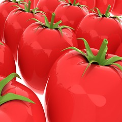 Image showing tomato. 3d illustration