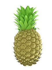 Image showing pineapple.3d illustration