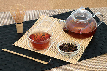 Image showing Healthy Japanese Kuchika Twig Tea