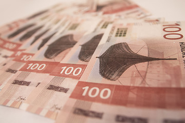 Image showing Norwegian 100 Notes