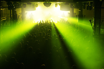 Image showing Rock concert crowd