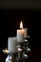 Image showing Single candle