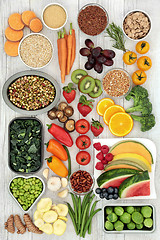 Image showing Vegetarian Superfood Selection