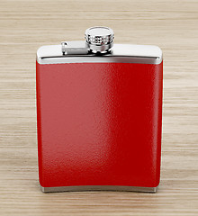 Image showing Hip flask