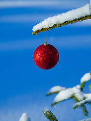 Image showing christmas tree ball decoration