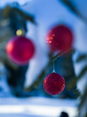 Image showing christmas tree ball decoration