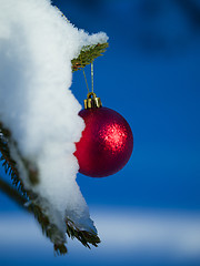 Image showing christmas tree ball decoration