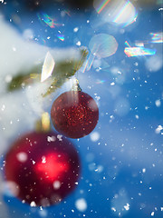 Image showing christmas tree ball decoration